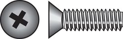 HILLMAN No. 1/4-20 Ga. X 2 in. L Phillips Flat Head Stainless Steel Machine Screws 100 pk