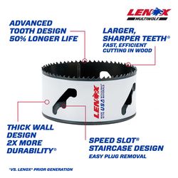 LENOX Speed Slot 4 in. Bi-Metal Hole Saw