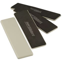 SuperSliders Tan 1-1/2 in. Adhesive Plastic Chair Glide 4 pk