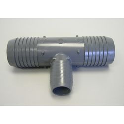 Campbell Schedule 40, 80, 120 1-1/2 in. Insert X 1-1/2 in. D Insert PVC Reducing Tee