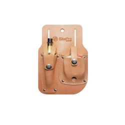 Dave White's Site Pro SiteGear 2 pocket Leather/Nylon Belt Sheath Brown One Size Fits All