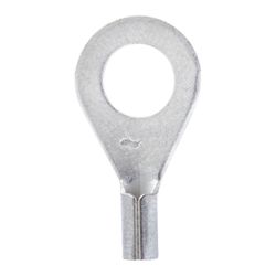 Jandorf 22-18 Ga. Uninsulated Wire Ring Terminal Silver 5 pk