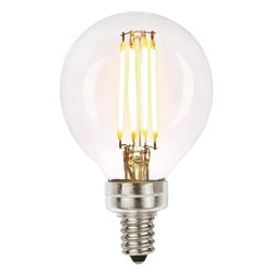 Westinghouse G16.5 E12 (Candelabra) Light Bulb Warm White 60 Watt Equivalence 2 pk