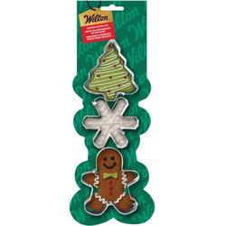 Wilton Christmas Mix Cookie Cutter Set 3 pc