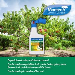Monterey Fruit Tree Spray Plus Organic Insect Killer/Fungus Control Liquid Concentrate 16 oz