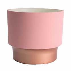 HC Companies 2.1 in. H X 2.5 in. W X 2.5 in. D Polyresin Sprite Succulent Pot Blush