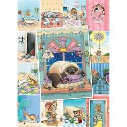 Eurographics Patterson Cat's Life Jigsaw Puzzles Multicolored 500 pc