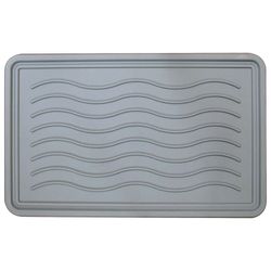 WJ Dennis 27 in. W X 17 in. L Gray Polyethylene Terephthalate Boot Tray