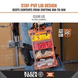 Klein Tools MODbox 16.2 in. Tool Box Organizer Orange