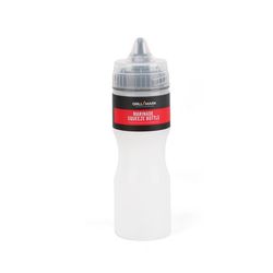 Grill Mark White/Black Plastic Condiment Bottle 1 pk