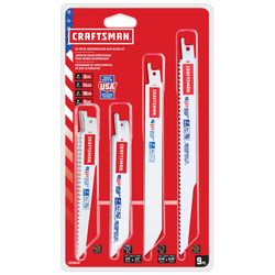 Craftsman Bi-Metal Reciprocating Saw Blade Set Assorted TPI 9 pc