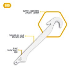 Outdoor Edge Stainless Steel Replacement Blade Set 3 in. L 4 each