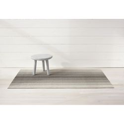 Chilewich 36 in. W X 60 in. L Taupe Block Stripe Vinyl Floor Mat