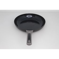 Imusa Mirro Ceramic Coated Aluminum Fry Pan 10 in. Black