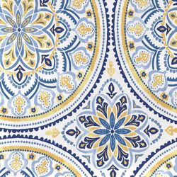 Jordan Manufacturing Multicolored Antique Medallion Polyester Chaise Lounge Cushion 3.5 in. H X 22 i