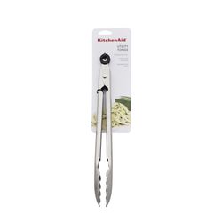 KitchenAid Silver Stainless Steel Utility Tongs