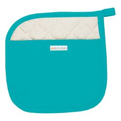 Mu Kitchen Aquamarine Cotton/Terry Pot Holder
