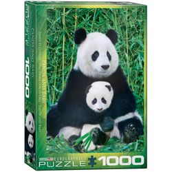 Eurographics Panda & Baby Jigsaw Puzzles Multicolored 1000 pc