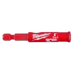 Milwaukee Diamond Max 3/8 in. Diamond Grit Glass/Porcelain/Tile/Stone 3 in. L X 1/4 in. D Hole Saw A