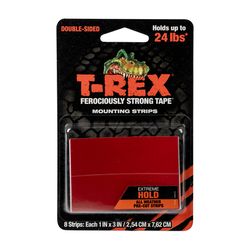 T-Rex 3 in. L X 1 in. W Double-Sided Mounting Strips