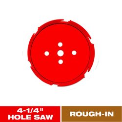 Diablo Demo Demon 4-1/4 in. Carbide Tipped Rough-In 2-3/8 in. L Hole Saw