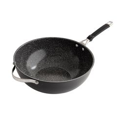 Nordic Ware Aluminized Steel Wok 12 in. Gray