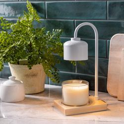 Candle Warmers White Unscented Scent Candle Warmer Lamp