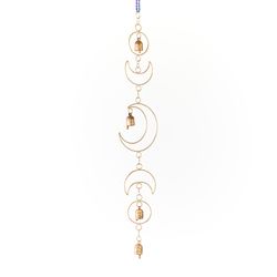 Matr Boomie Copper Vein Metal 24 in. Indukala Moon Wind Chime