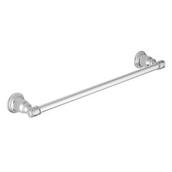 OakBrook Collection Chrome Towel Bar 18 in. L Die Cast Zinc