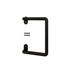 National Hardware Troy 5/8 in. D X 6-3/32 in. L Matte Black Steel Pull Handle 1 pc