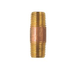 Anderson Metals 1/4 in. MPT in. X 1/4 in. D MPT Red Brass Nipple 1-1/2 in. L