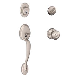 Schlage Plymouth, Georgian Satin Nickel Handleset