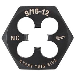 Milwaukee SAE 9/16-12 Hex Threading Die