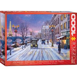 Eurographics Christmas Eve in Paris Jigsaw Puzzles Multicolored 1000 pc
