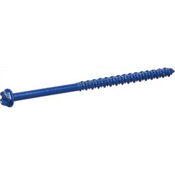 HILLMAN Tapper 3/16 in. Ga. X 4 in. L Hex Drive Hex Washer Head Coarse Concrete Screws