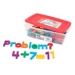 Educational Insights Magnetic Letters and Numbers Multicolored 100 pc