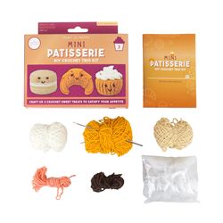 Gift Republic Mini Patisserie DIY Crochet Kit 1 pk