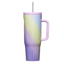Corkcicle Cruiser 40 oz Rainbow Unicorn BPA Free Insulated Straw Tumbler