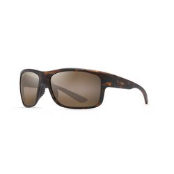 Maui Jim Southern Cross Sunglasses Men's Matte Tortoise Rubber Frame HCL Bronze Lens Polarized