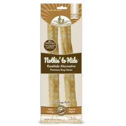 Fieldcrest Farms Nothin' to Hide Lg Roll Peanut Butter Grain Free Chews For Dogs 0.4 lb 10 in. 2 pk
