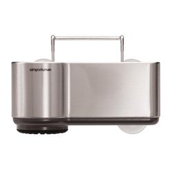 Simplehuman 5.6 in. L X 7.6 in. W X 7.5 in. H Stainless Steel Sink Caddy