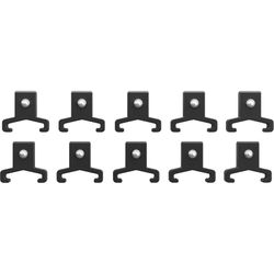 Milwaukee 1.96 in. L X 1/2 in. drive SAE Rail clips Socket Clip Rail 10 pc
