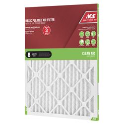 Ace 18 in. W X 24 in. H X 1 in. Synthetic 8 MERV Pleated Air Filter 1 pk