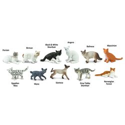 Safari Ltd. Toobs Domestic Cats Toob Toy 11 pc