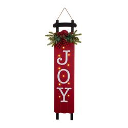 Glitzhome LED Joy 40.50 in. Porch Sign