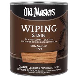 Old Masters Semi-Transparent Early American Oil-Based Wiping Stain 1 qt