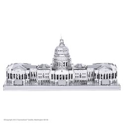 Fascinations Metal Earth US Capitol Building 3D Model Kit Silver