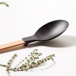 Epicurean Gourmet Black/Natural Nylon/Paper Composite Spoon