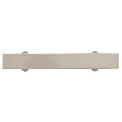 Richelieu Modern Square Bar Pull 3-25/32 in. Brushed Nickel Silver 1 pk