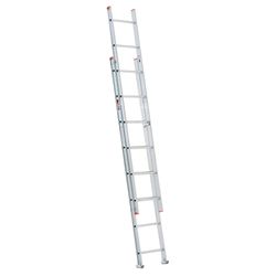 Werner 16 ft. H Aluminum Extension Ladder Type III 200 lb. cap.